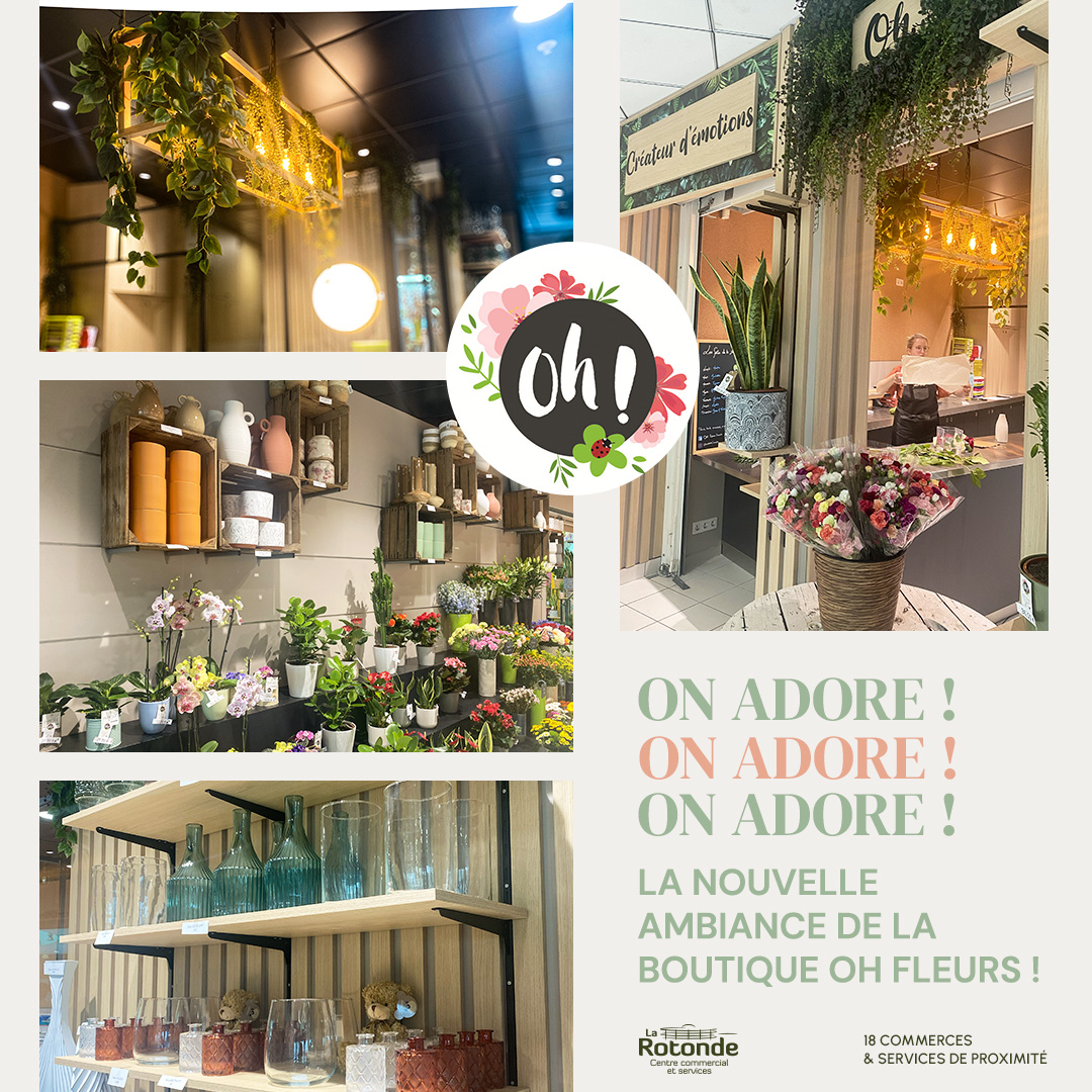 Nouvelle ambiance chez Oh ! Artisan fleuriste