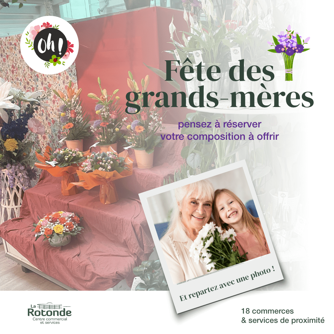 Oh Fleurs : Fête des grands-mères